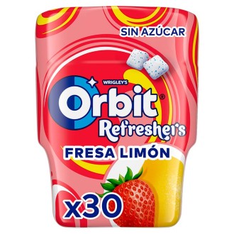 ORBIT BOTE REFRESHER FRESA - LIMON 6X30U