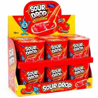 KRC SOUR DROP FRESA 50G 18U