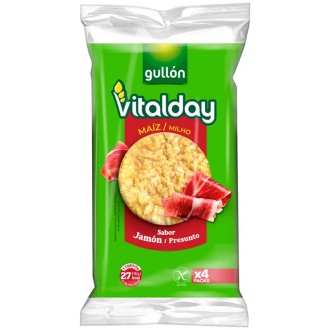 GULLON TORTITAS VITALDAY JAMON 103G 10U