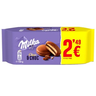 MILKA CHOC & CHOC (2.49€) 150 GR 12 U