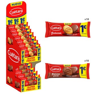 CUETARA EXP BAÑADAS 1€ 65G 36U
