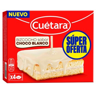 CUETARA BIZCOCHO BLANCO SANDWICH S/M 16U
