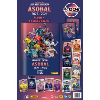 LIGA ASOBAL CARTON 25-26 4€ (ALBUM+4SOBRES)